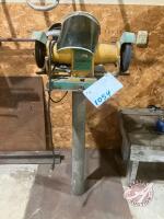 Heavy duty comet grinder 3450 RPM on stand, (2) face protectors