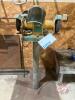 Heavy duty comet grinder 3450 RPM on stand, (2) face protectors
