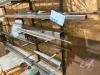 Miscellaneous steel, assorted pieces **Rack attached to wall is not included**