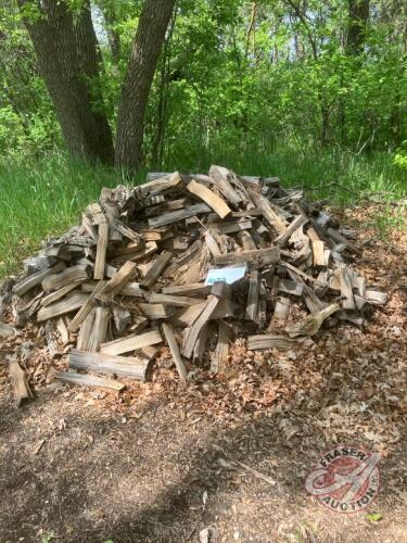 Firewood pile, oak + ash