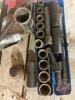 1/2&rdquo; impact, 1/2" drive 1/2" - 7/8" sockets, ; 3/8" drive, 5/16" - 3/4" sockets; 1/2" drive 7/16" - 1" sockets; (3) deep sockets, goose neck, air ratchet 3/8" - 3