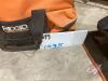 Ridgid power tools, flashlight, skill saw, drill, sawsall, 1/2" drill, hilti gun, (2) new batteries + chargers - 5