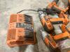 Ridgid power tools, flashlight, skill saw, drill, sawsall, 1/2" drill, hilti gun, (2) new batteries + chargers - 6