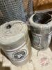(3) rat traps, (1) racoon trap, (1) roll plastic baler twine, 1/2 box mouse poison, small square roll of garden wire - 3