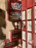 Bolt bins (74 compartment) with contents: 5/16" x 1" up to 3/4" x 6", bolts, washers, nuts - 5