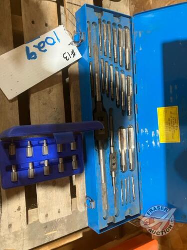 Tap and die set, 10 pc multi spline extractor set