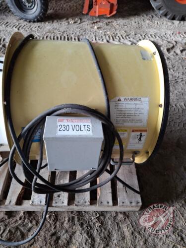 5HP Field King Aeration fan, Fan #3, S/N 98-05-245