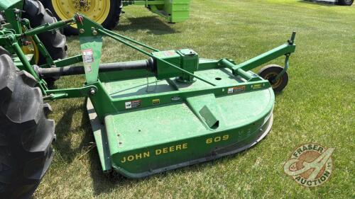 6&rsquo; JD 609 3 pt rotary mower, S/N 1P00609CJCB085065