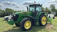 JD 7820 MFWD tractor, S/N RW7820A016343