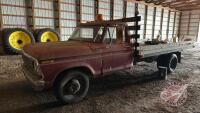 1979 Ford F350 Custom S/A truck,43,663 showing, VIN: F37SCDF4938, Owner: Gregory K McLeod, Marshall B McLeod, Seller: Fraser Auction _______________________________