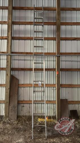 Approx 20&rsquo; Aluminum extension ladder