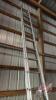 Approx 20&rsquo; Aluminum extension ladder - 2