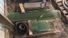 Pallet w/ JD combine and header parts, 2 spd cylinder conversion sprocket and belt for JD 9600, safety screens and covers off JD combine, asst&rsquo;d knife sections, guards, disappearing fingers - 2