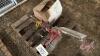 Pallet w/ manual skeet thrower, box asst&rsquo;d clay pigeons, plinking target - 3