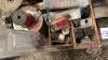 Pallet w/ several spools of various electrical wire and cable, Box w/ couplers, connections, lights, cord ends - 4
