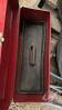 Pallet w/ Black and Decker angle grinder, (4) screw in bin anchors, Red metal toolbox (empty), (Used) Good Year 11L-15F1 imp tire, (Used) Good Year 9.5L-14 imp tire on 6 bolt rim - 7