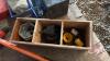 Pallet w/ Stihl MS211 chainsaw, asst&rsquo;d hole saws, axle sockets, JD toolbox w/ frame mount kit including contents (screw drivers, flat wrenches, pliers, hammer), Black and Decker drill, &frac34;&rdquo; socket set with swing bar and ratchet ( 7/8&rdquo; up to 2&rdquo;), Jet S45C 3 - 4
