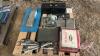 Pallet w/ hand winch, JD tool box w/ frame mount including contents (asst&rsquo;d sockets, set of flat wrenches, pliers), Mastercraft socket set, Fairview air brake service kit, Impact socket set &frac34; drive (13/16&rdquo; up to 1 &frac12;&rdquo;), SKC tap and dye set, set of big flat - 2