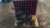 Pallet w/ Briggs + Stratton 1&rdquo; water pump, Mastercraft Shop Vac, 72 compartment orange metal bolt bin