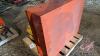 Pallet w/ Briggs + Stratton 1&rdquo; water pump, Mastercraft Shop Vac, 72 compartment orange metal bolt bin - 4