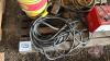 Pallet w/ 10-50 amp Moto Master battery charger booster, asst&rsquo;d extension cords, (4) pails of asst&rsquo;d roller wheels and rollers - 3