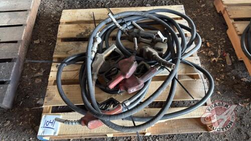 Pallet w/ asst&rsquo;d fuel hose and nozzles