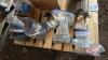 Pallet w/ metal cutting chop saw, Seed treater tank, Asst&rsquo;d pop rivets, cotter pins, hose clamps, springs, set screw assortment, bin level indicator - 2