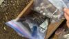 Pallet w/ metal cutting chop saw, Seed treater tank, Asst&rsquo;d pop rivets, cotter pins, hose clamps, springs, set screw assortment, bin level indicator - 10
