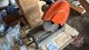 Pallet w/ metal cutting chop saw, Seed treater tank, Asst&rsquo;d pop rivets, cotter pins, hose clamps, springs, set screw assortment, bin level indicator - 12