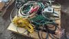Pallet w/ asst&rsquo;d electrical, extension cords, truck wiring cords, stove plug, HD cable - 6
