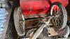 Pallet w/ Ryobi mitre chop saw, hand planer, skill saw, red metal toolbox (empty) - 4