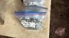 Pallet w/ asst&rsquo;d bolts, nuts and washers (3/8&rdquo; up to 5/8&rdquo;) various sizes and lengths, (4) drill bit indexes w/ drill bits, pressure pump - 7