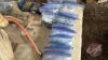 Pallet w/ asst&rsquo;d bolts, nuts and washers (3/8&rdquo; up to 5/8&rdquo;) various sizes and lengths, (4) drill bit indexes w/ drill bits, pressure pump - 8