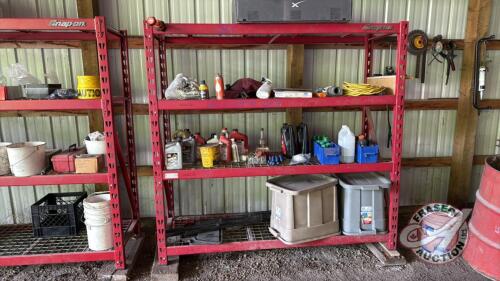 Snap-On adjustable shelving unit, (B), (Contents not included &ndash; shelving only)