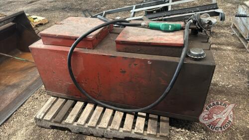 Skid tank w/ GPI 12V pump and nozzle