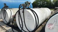 1000 gal Westeel single wall fuel tank (Tank B)