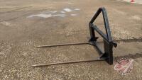 2-prong ALO mount bale fork, H32
