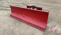 8' dozer blade hyd angle for skid steer, H61