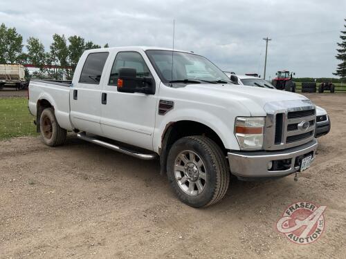 2008 Ford F250 SD Lariat, 514,740 showing, H60, VIN#:1FTSW21R48EB57836 Owner: Hi Tech Installations Seller: Fraser Auction Service Ltd ________________________________ **Keys & TOD**