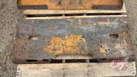 skid steer quick attach weld on blank (D), H47