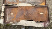 skid steer quick attach weld on blank (C) H47