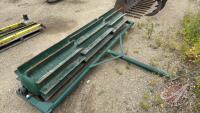 9' shop built pull type crop crimper, H47