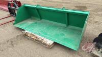 8' smooth edge material bucket, H46