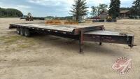 32' Triple axle flat deck trailer, VIN:4C8PS32335A006293, Owner:Vicent Zettler, Seller: Fraser Auction ___________________________**TOD** H45