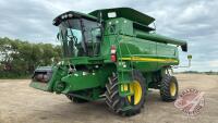 JD 9760STS Bullet rotor SP combine, S/N 721916, H50 **Key and manual in office trailer**