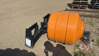 TMG skidsteer mount cement mixer, H48