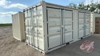 20' Sea Container w/ Side doors (B), S/N 25600088, H39 (DAMAGED - SEE PICS FOR DAMAGE)