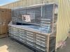 TMG StanForge-WBC25D 10' 25-Drawer Workbench Cabinet Combo with 68" Pegboard, H38 - 3