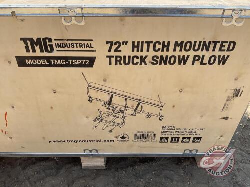 TMG StanForge-TSP72 72&rdquo; Truck/SUV Front Mount Snow Plow Pusher, H38