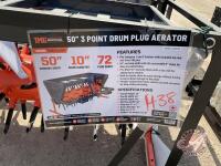 TMG StanForge-TLA50 3 Point Hitch Drum Plug Aerator, H38